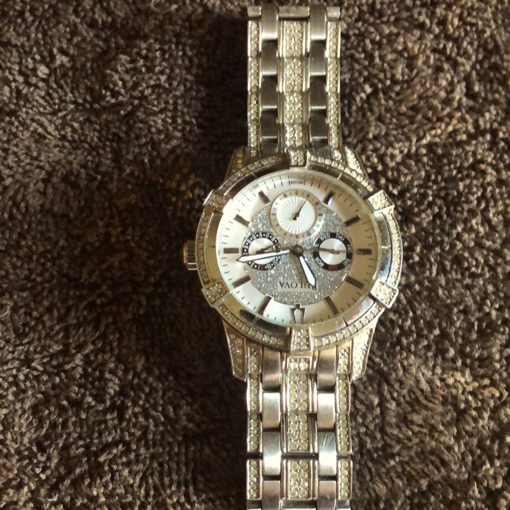Bulova diamond watch